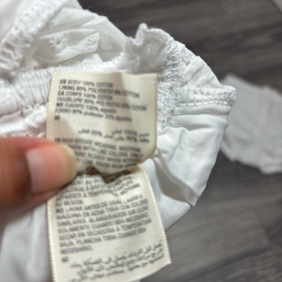 First Impressions Girls 2-Pc.White Embroidered Eyelet Top & Shorts Set 2T 267 - Picture 9 of 10